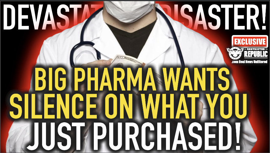 Devastating Health Disaster! Big Pharma Wants Silence on What You Just Purchased!!